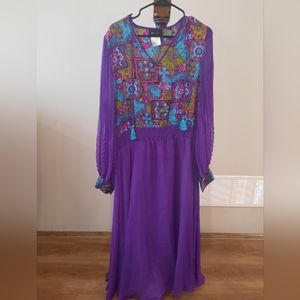 Vintage Diane Freis Dress 1980s